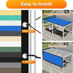 Artpuch Outdoor Pergola Shade Cover 4' X 4' Sun Shade Cloth - Image 5