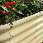 Land Guard 18“ Tall Outdoor Metal Raised Garden Bed, Oval Deep Root Planter Box - Image 3