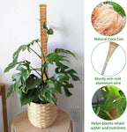 2 Pack 28 Inch Moss Pole Monstera Plant Support, Coir Moss Poles - Image 8