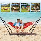 DUMOS Universal Double Hammock Stand Only, Heavy Duty Hammock Stands - Image 6