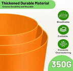 5 Gallon Fabric Grow Bags 5-Pack, 350G Heavy Duty Nonwoven Plant Pots - Image 2