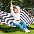 SUNCREAT Hammocks for Outside Hanging Tree Hammock for Outdoor, Large - Image 2