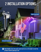 Solar Spot Lights Outdoor, 9 Lighting Modes RGB, Solar Lights Outdoor - Image 8