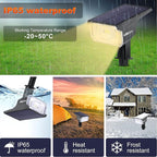 40 LEDs Spotlights, IP65 Waterproof Solar Powered Landscape Spotlights 2-in-1 - Image 2