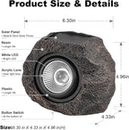 Solar Rock Lights Outdoor Garden Waterproof - Image 9