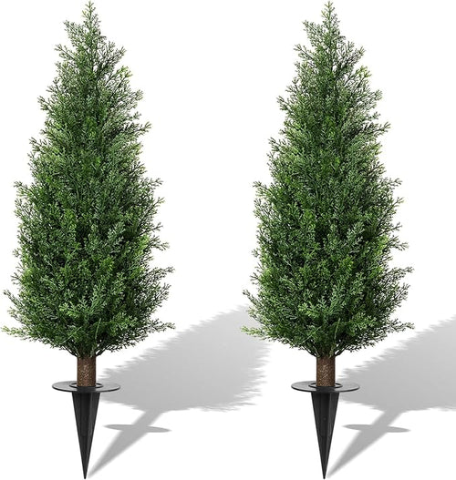 3FT Artificial Cedar Topiary Trees by Unknown