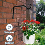 BOLITE Plant Hangers, 6 Inch Hanging Plant Brackets Outdoor Indoor, Wall Hooks - Image 3