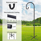 Ottsuls Bird Feeder Pole, 2 Pack 76 Inch Shepherds Hooks - Image 4