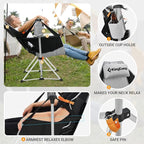 KingCamp Hammock Chair with Footrest – Heavy Duty Swinging Rocking Camping - Image 5