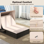 RELAX4LIFE Outdoor Daybed with Retractable Canopy - Image 6