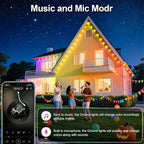 400Ft Permanent Outdoor Lights for House Waterproof, IP67 LED Eave Lights - Image 5