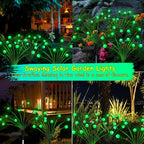 Kohlrabi Solar St Patricks Day Lights Outdoor, 4 Pack 40 LED Solar Green - Image 5