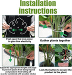 White Monstera Plant Stem Support - Image 2