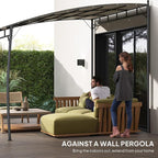 Outsunny 10' x 10' Outdoor Pergola Gazebo - Image 3