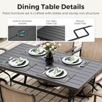 Pamapic 7-Piece Patio Dining Furniture Set - Image 4