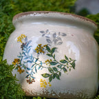 Vintage Ceramic Ice Crack Flower Pot - Image 3