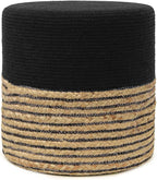 REDEARTH · Cylindrical Pouf Ottoman - Image 4