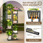 LASZOLA 6 Tier Plant Stand Indoors Outdoors - Image 4