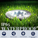 SOLPEX 20 Pack Solar Ground Lights Waterproof, Solar Powered Garden Lights - Image 5