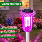 Solar Outdoor Lights, 15 Pack Solar Pathway Lights Outdoor Waterproof, Stake - Image 3