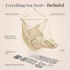 Indoor Hanging Chair for Bedroom, Porch or Room - Image 6