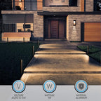 LEONLITE 12-Pack 5CCT Low Voltage Pathway Lights, 5W 12-24V Wired LED Landscape - Image 3