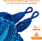Lazy Daze Hammocks Handwoven Mayan Hammock, 10.5 FT Soft Rope Double Hammocks - Image 4