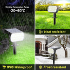 Solar Spot Lights Outdoor Waterproof IP65, 2-in-1 Solar Landscaping Spotlights - Image 6