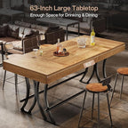 Tribesigns 63" Counter Height Bar Table - Image 4