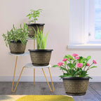 10 Inch Plant Pots, 4 Pack Flower Pots Outdoor - Image 6