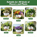 3-Piece Set of 10-Inch Hanging Planters - Image 6