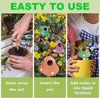 Terracotta Self Watering Devices Premium Self Watering Spikes Upgraded Planter - Image 5