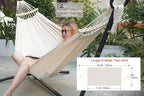 Double Hammock 2 Person Large 220x150cm - Image 3