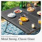 Sophia and William Outdoor Patio Dining Set - Image 7