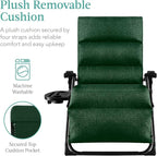 Best Choice Products Oversized Zero Gravity Chair, Folding Outdoor Patio - Image 3