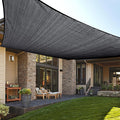LOVE STORY Custom Size 7'x7' Graphite Grey Sun Shade Sail Rectangle UV Block by LOVESTORY
