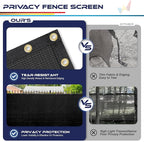 Windscreen4less Privacy Fence Screen Heavy Duty Windscreen Fencing Mesh Fabric - Image 5
