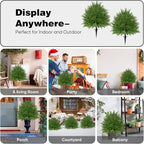 2 Set of 23.6" Artificial Norfolk Tree - Image 8