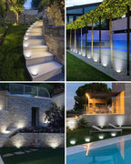 btfarm 10 Pack Solar Lights Outdoor, 8 LED Solar Ground Lights IP65 Waterproof - Image 5