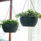 12 Inch 2 Pack Large Hanging Planters - Image 4