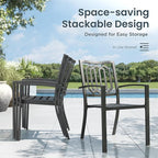 PHI VILLA 7 Piece Outdoor Dining Set - Image 4