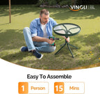 VINGLI Outdoor Side Table, Weatherproof Small Tables - Image 7
