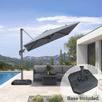 PURPLE LEAF 8 Feet Square Cantilever Umbrella Patio Umbrella - Image 3