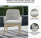 Signature Design by Ashley Seton Creek Cottage Nuvella Weather Resistant Fabric - Image 5