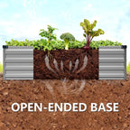 Vengarus 8x4x1FT Galvanized Raised Garden Bed Kit, Outdoor Metal Planter Box - Image 6