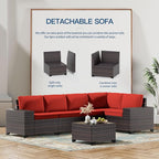 Kullavik 13PCS Outdoor Patio Furniture Set - Image 5