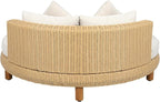 Scott Living Jennie Outdoor Round Wicker Daybed - Image 7