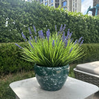 alyptus Artificial Flowers for Outdoors 24 Bundles Fake Monkey Grass Plants - Image 4