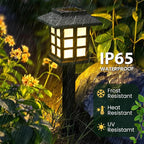 GIGALUMI Solar Outdoor Lights，8 Pack LED Solar Lights Outdoor Waterproof - Image 2