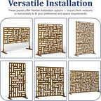 Outdoor Privacy Screen, Freestanding Privacy Fence Panels - Image 5